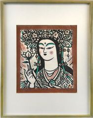 辛島一誓、【白夢燦々（はくむさんさん）】、希少な額装用画集より、美