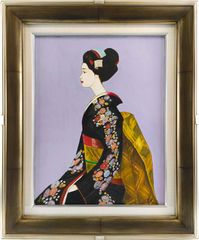 小阪正次『水差しとほうずき』油彩画【真作保証】 絵画 - メルカリ