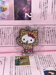 サンリオ ハローキティ アクリルキーホルダー 平成ギャルガチャキティ レオパード