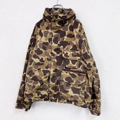 【値引き交渉OK！】古着 used　90s～　BUSHMASTER　マウンテンジャケット　フード付き　ヴィンテージ　カモフラージュ　迷彩　Lサイズ