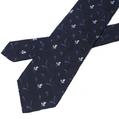 Ermenegildo Zegna エルメネジルドゼニア ネクタイ シルク ジャガードタイ ボタニカル イタリア製 ブランド古着【中古】20230905/GN7111