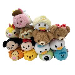 186001 현재 상품 ☆ 부활절 의상 있음 ☆ Disney STORE 디즈니 스토어 툼툼 봉제 인형 마스코트 14 점 정리 판매