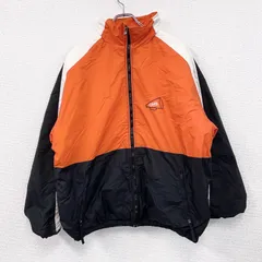 【値引き交渉OK！】古着 used　90s　Holloway　ホロウェイ　フルジップナイロンジャケット　中綿入り　ヴィンテージ　トライカラー　Lサイズ