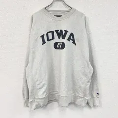 【値引き交渉OK！】古着 used　00s　Champion　チャンピオン　プレミアムリバースウィーブ　スウェット/トレーナー　霜降りグレー　2XLサイズ