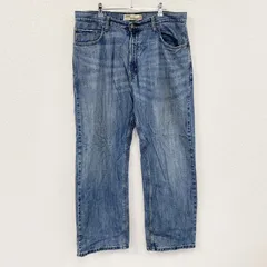 【値引き交渉OK！】古着 used　Levi’ｓ　リーバイス　569　デニムパンツ/ジーンズ　縦落ち　鬼ヒゲ　ジップフライ　インディゴ　W36サイズ