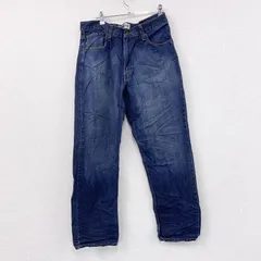 【値引き交渉OK！】古着 used　SIGNATURE　Levi’ｓ　リーバイス　デニムパンツ/ジーンズ　縦落ち　ジップフライ　インディゴ　W34
