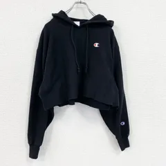 【値引き交渉OK！】古着 used　Champion　チャンピオン　リバースウィーブ　スウェットパーカー/フーディー　黒　ブラック　Lサイズ