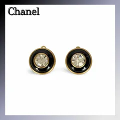 シャネル 94P GP ラインストーン イヤリング