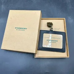 《L》新品未使用 スターバックス リサイクルレザー IDカードホルダー 箱有り スタバ
