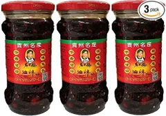 老干媽油辣椒 【3点セット】ピーナツ入りラー油 激辛ラー油 業務用 275g*3のサムネイル
