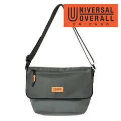 ユニバーサルオーバーオール 《チャコール》新品 未使用 UNIVERSAL OVERALL ショルダーバッグ メンズ レディース フラップ ショルダー メッセンジャーバッグ 軽量 小型【A6F】ファッション メンズ