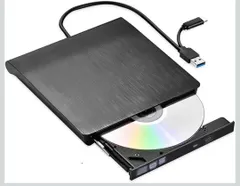 ★外付けDVDドライブ 読取/書込可 CD/DVDドライブ USB 3.0&Type-C両接続 駆動 パソコン 光学ドライブ 外付け Mac/Window対応