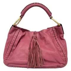 SAZABY(サザビー) ハンドバッグ - ピンク タッセル レザー