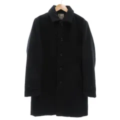 ナノユニバース nano universe ステンカラーコート ロング M 紺 ネイビー /GV ■GY60