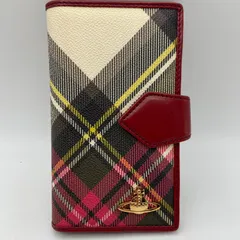 Vivienne Westwood ヴィヴィアンウエストウッド 二つ折り財布 ウォレット チェック オーブ 手帳型 （ME76-3500）