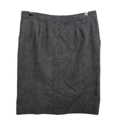 JPN グレー スカート 9 ウール 100%
