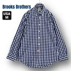 ブルックスブラザーズ Brooks Brothers★形態安定加工ポロカラーシャツ★ギンガムチェック★REGENT★USAスーピマコットン★USAメンズM/175     #2602F015