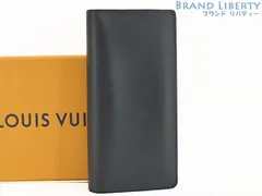 【超美品】ルイヴィトン　LOUIS VUITTON　エピ　ポルトフォイユ ブラザ　二つ折り長財布　ノワール ブラック　M60622
