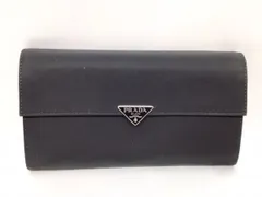 PRADA プラダ ナイロン 長財布 ブラック M-1828