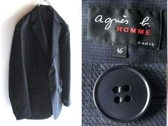 アニエスベーオム 仏製トラッカージャケット 黒 メンズM〜L相当 ユニセックス アニエスベーオム 仏製トラッカージャケット 黒 メンズM〜L相当 ユニ