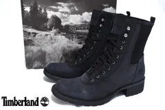 新品 ティンバーランド レースアップ ブーツ 25cm 定価2万4150円 43303 ブラック 編み上げ