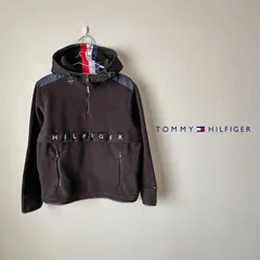 USED【TOMMY HILFIGER】FLEECE ANORACK / BLK / S