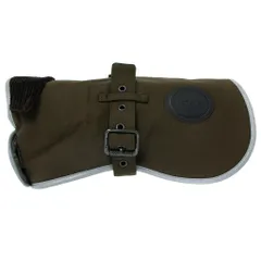 バブアー BARBOUR ドッグウェア オリーブグリーン×ブラウン WATERPROOF DOG COAT DCO0038 OL71 OLIVE/CLASSIC【英国ブランド】【レイングッズ】のサムネイル