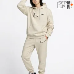 ナイキ スウェット メンズ 上下 NIKE クラブ メンズ フリース プルオーバーパーカー ロングパンツ セットアップ 裏起毛 スエット 上下組 男性 スポーツウエア グレー nike スウェットシャツ ジョガーパンツ  /IF0686-229-SET