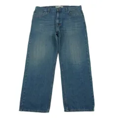 Levi's リーバイス 569 ジップフライ ルーズ ストレート デニム パンツ コロンビア製 インディゴブルー系 W38 L32【中古】