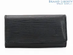 【超美品】ルイヴィトン　LOUIS VUITTON　エピ　ミュルティクレ4　4連キーケース　キーリング　キーホルダー　ノワール ブラック　M63822