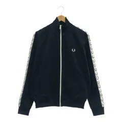 FRED PERRY フレッドペリー サイズM サイドライントラックジャケット ジャージ J4620/198/01980/408 ブラック テープロゴ