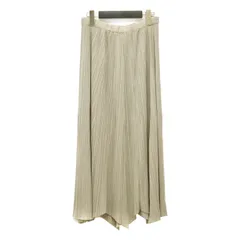 PLEATS PLEASE プリーツプリーズ スカート ベージュ サイズ:4(XL) | プリーツ フレア ミディ スカート / ウエストゴム Aライン | 日本製 | ボトムス【レディース】【中古】のサムネイル
