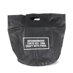 【美品】NEIGHBORHOOD ネイバーフッド バッグ ブラック 黒 サイズ:M | 21SS ブランドロゴ タープバッグ TARP-M / P-LUGGAG) | ブランド カバン 防水防汚【メンズ】【中古】