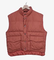 ウールリッチ ダウンベスト USA製 白タグ 70s オレンジ XL - メルカリ