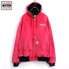 90s vintage Carhartt 裏地メッシュ アクティブパーカー ダック ジャケット メンズ XL~サイズ相当 ビッグサイズ オーバーサイズ