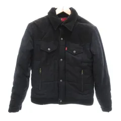 リーバイス Levi's 中綿ジャケット ウール M 黒 ブラック コーデュロイ /NL ■GY61