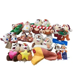 186000 現状品 Disney ディズニー チップとデール　ぬいぐるみなど 9点まとめ売り