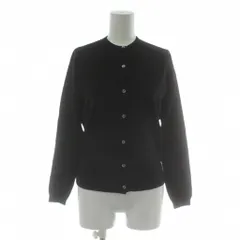 ジョンスメドレー JOHN SMEDLEY ニット カーディガン ウール 長袖 XS 黒 ブラック /XZ ■GY57