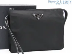 【未使用】プラダ　PRADA　Re-Nylon リナイロン　ネセセール　ポーチ　セカンドバッグ　クラッチバッグ　ハンドバッグ　ハンドポーチ　ストラップ付　ブラック　2NE789