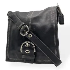 極美品　COACH コーチ ソーホー ショルダーバッグ　ブラック　ユニセックス
