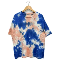 JOURNAL STANDARD (ジャーナルスタンダード) タイダイTシャツ ブルー×ピンク M