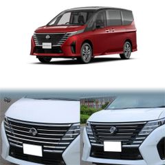 河*樹様 セレナ c28 フロントダークグリル - メルカリ