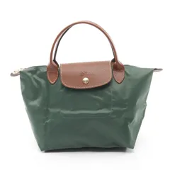 ロンシャン Longchamp トートバッグ ル プリアージュ S L1621089P95 ブリティッシュグリーン ナイロン レザー ル プリアージュ オリジナル S トップハンドルバッグ