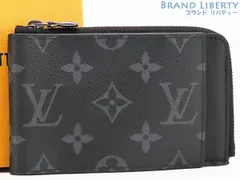 【未使用】ルイヴィトン　LOUIS VUITTON　モノグラム エクリプス　ハイブリッド ウォレット コインケース　L字ファスナー 二つ折り財布　カードケース　パスケース　コインパース　小銭入れ　コンパクト財布　ノワール ブラック　M81568
