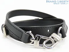 【新品同様】ルイヴィトン　LOUIS VUITTON　エピ　調整可能　ショルダーストラップ　ブラック シルバー金具　レザー　J60003