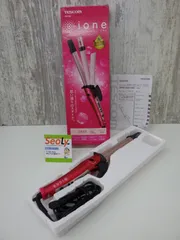 テスコム ione マイナスイオン 2WAY TESCOM スチーム ヘアーアイロン 26mm スパークルピンク IPW1826-P 中古品
