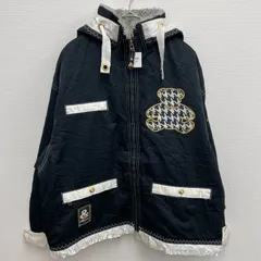 Ellesse ジャケット ブルゾン 熊 クマ ベア ブラック かわいい【レディースL】のサムネイル