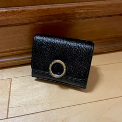 BVLGARI ミニ三つ折り財布 ロゴクリップ