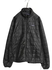 【お得なクーポン配布中!】 パタゴニア ナノパフ ジャケット メンズ L 11年製 中綿 ナイロン キルティング アウトドア ジャンパー ブルゾン フルジップ パッカブル 黒