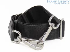 【美品】プラダ　PRADA　ナイロン サフィアーノ　ショルダーストラップ　調整可能　ブラック シルバー金具